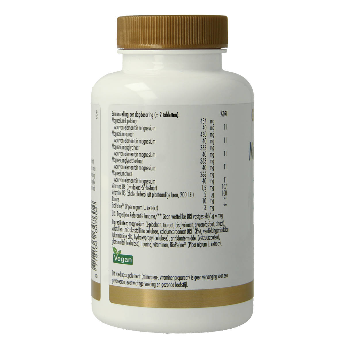 Golden Naturals Multiple magnesium 200mg 60.00 Tabletten