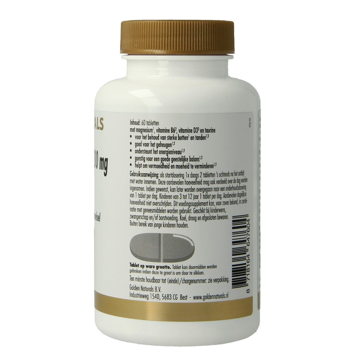 Golden Naturals Multiple magnesium 200mg 60.00 Tabletten