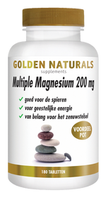 Golden Naturals Multiple magnesium 200mg 180.00 Tabletten