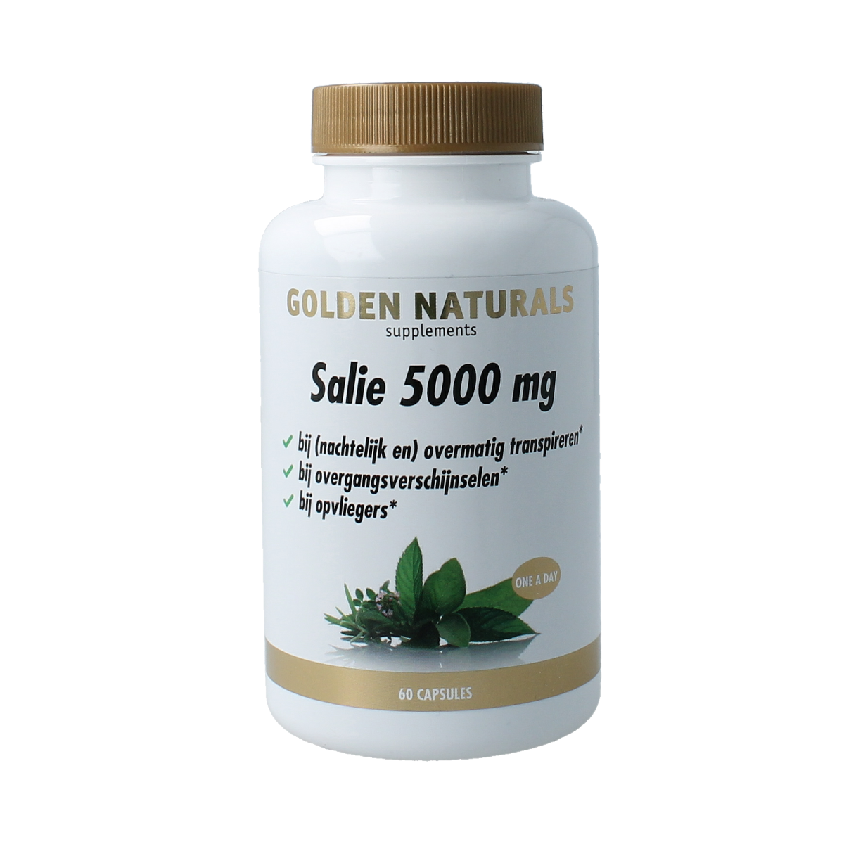 Golden Naturals Salie 5000mg  60.00 Capsules