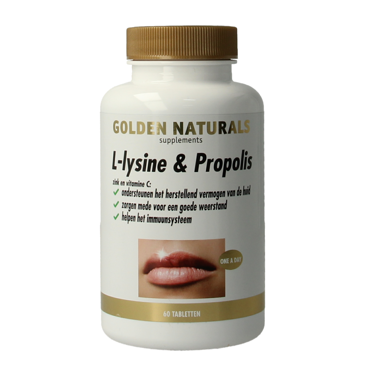 Golden Naturals L-Lysine & propolis 60.00 Tabletten