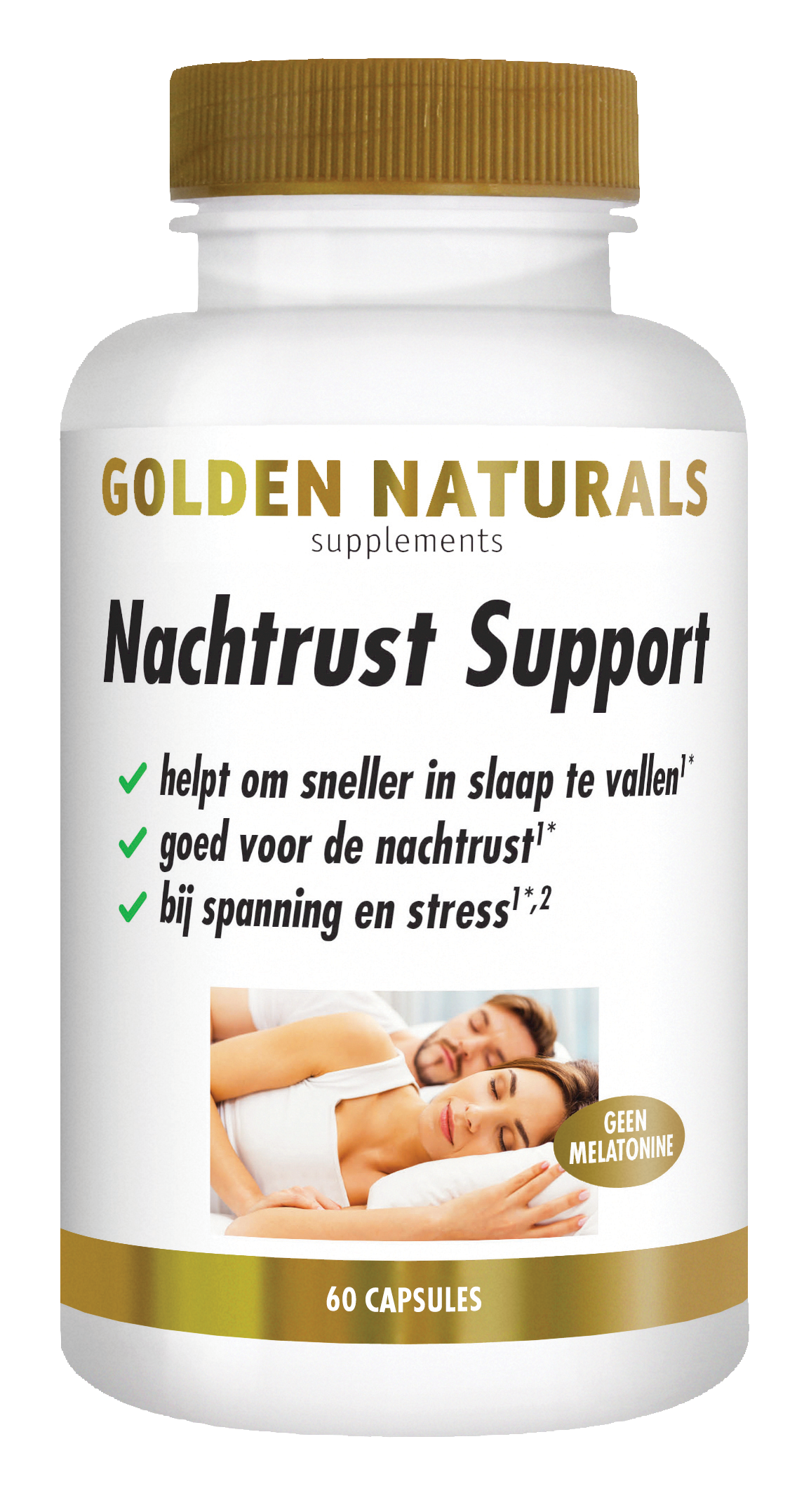 Golden Naturals Nachtrust support 60.00 Capsules