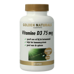Golden Naturals Vitamine D3 75mcg 360.00 Capsules