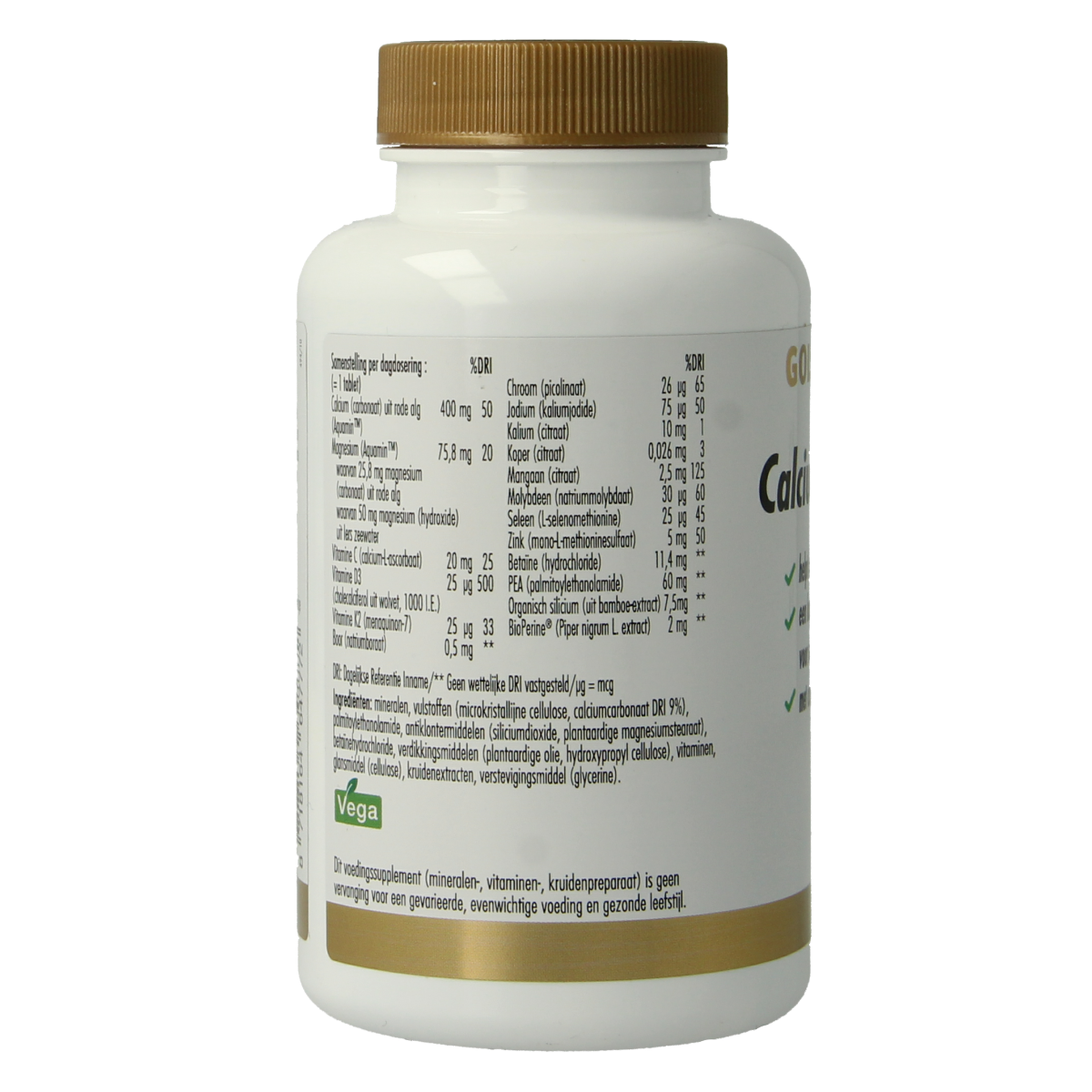 Golden Naturals Calcium & bot support 60.00 Tabletten