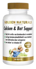 Golden Naturals Calcium & bot support 180.00 Tabletten