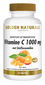 Golden Naturals Vitamine C 1000 bioflavonoiden 60.00 Tabletten
