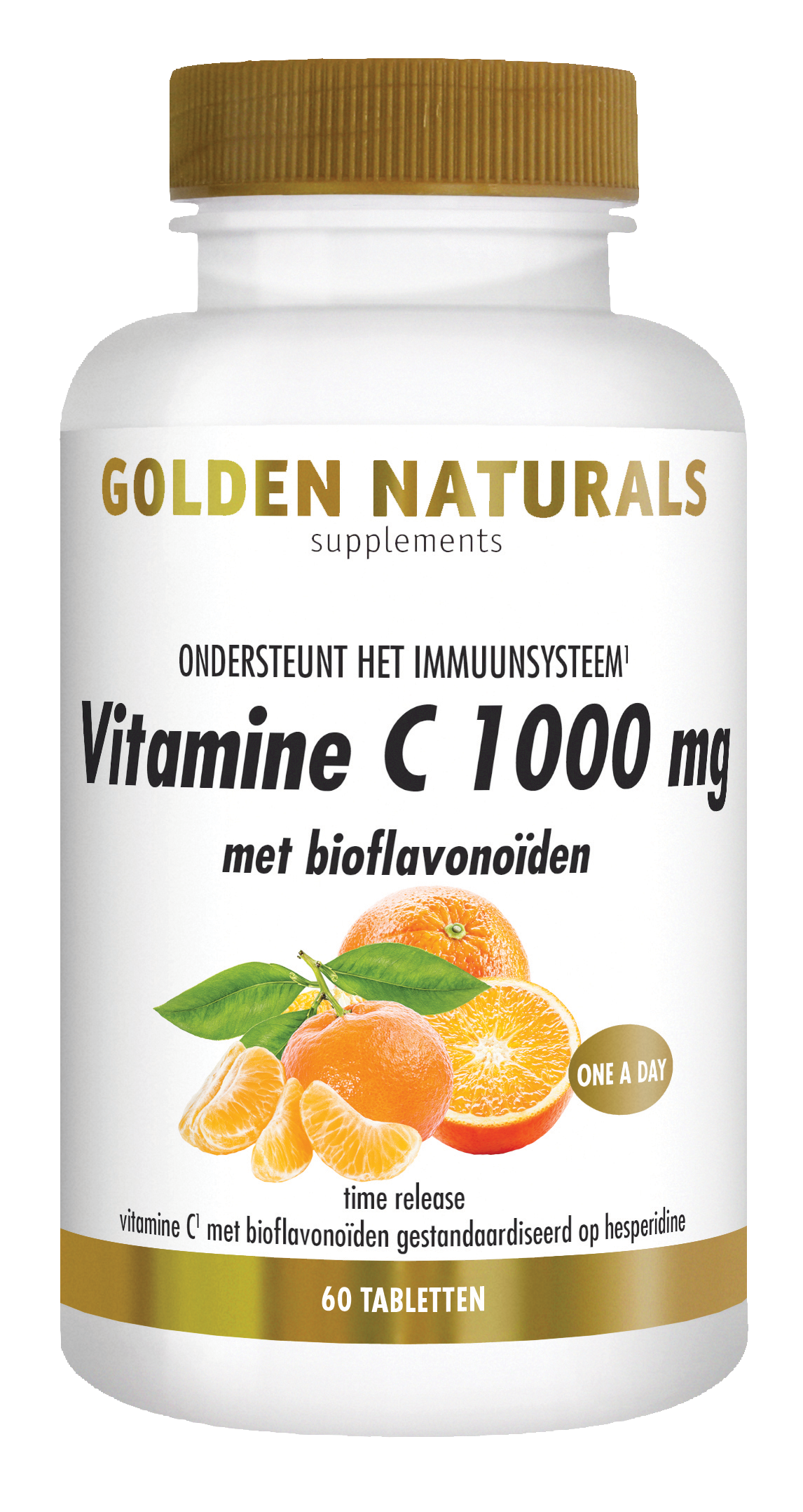 Golden Naturals Vitamine C 1000 bioflavonoiden 60.00 Tabletten