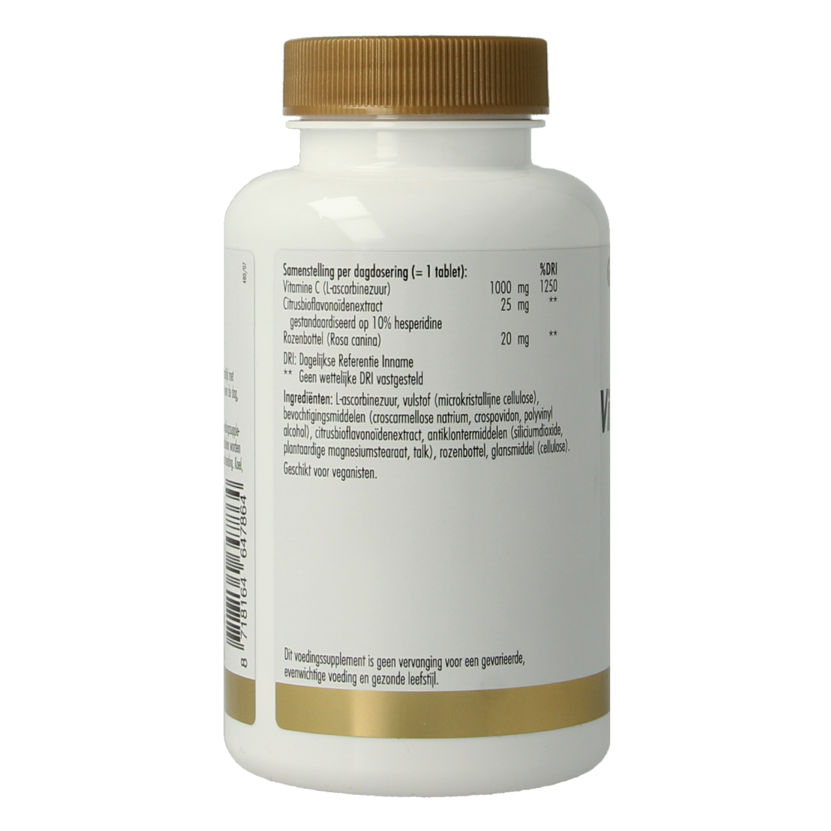 Golden Naturals Vitamine C 1000mg met rozenbottel 60.00 Tabletten