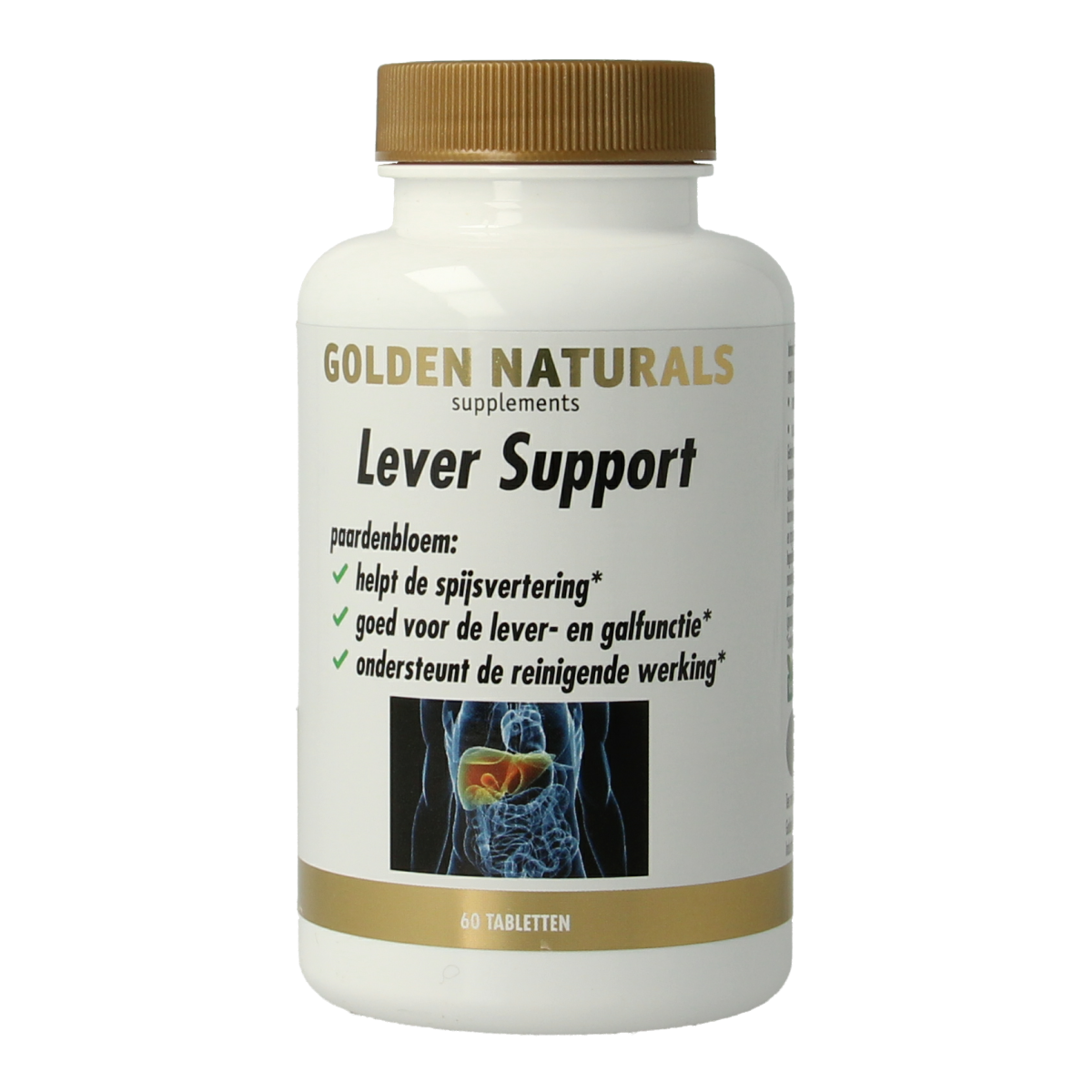 Golden Naturals Lever support 60.00 Tabletten