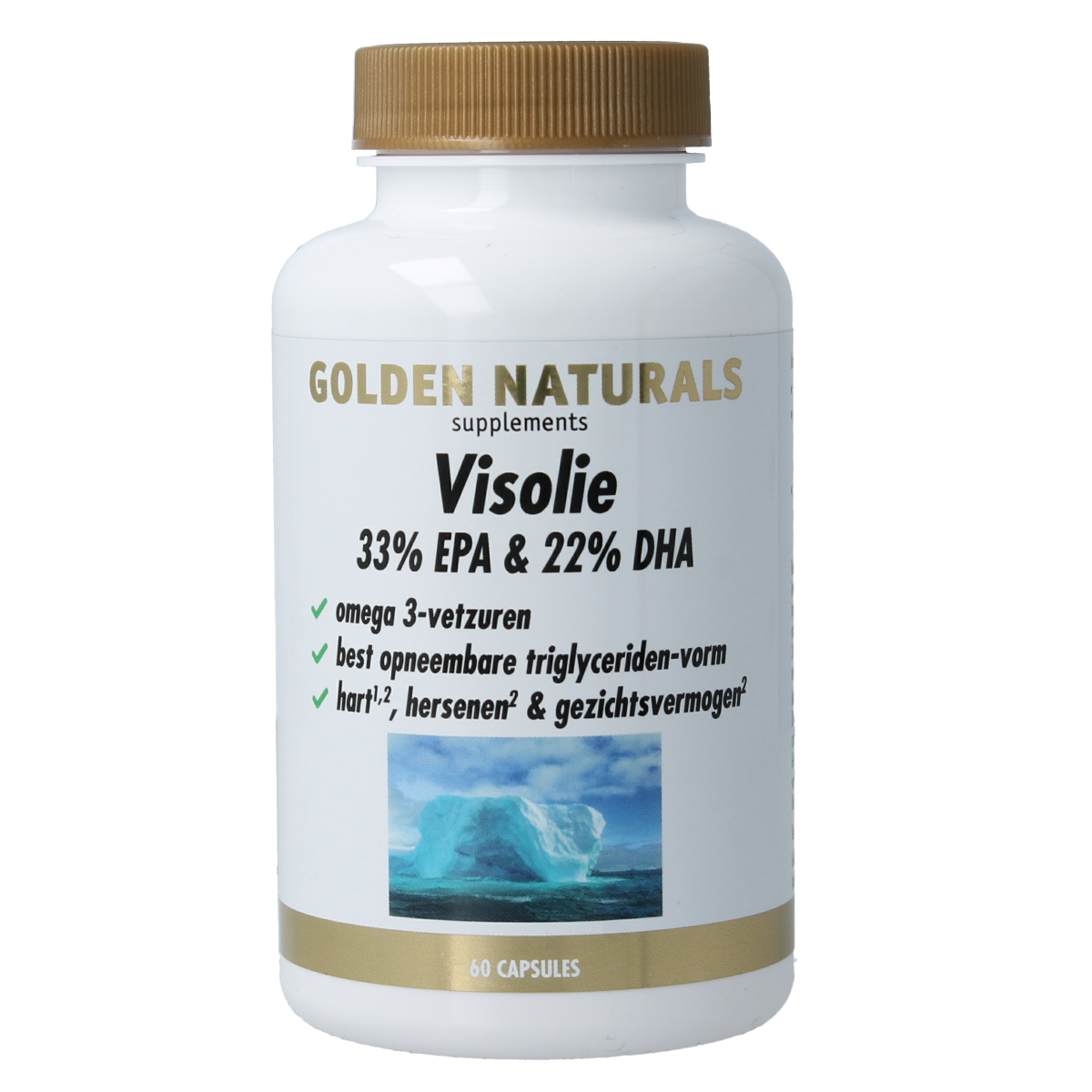 Golden Naturals Visolie 33% EPA 22% DHA 60.00 Softgels