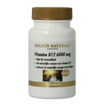 Golden Naturals Vitamine B12 6000mcg vega 60.00 Zuigtabletten