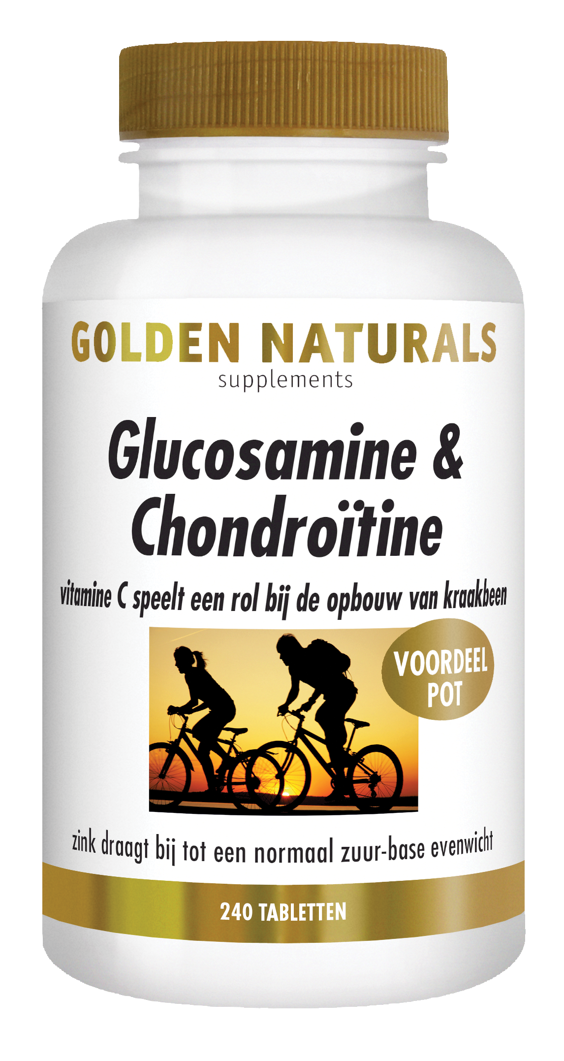 Golden Naturals Glucosamine & chondroitine 240.00 Tabletten