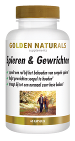 Golden Naturals Spieren en gewrichten 60.00 Capsules