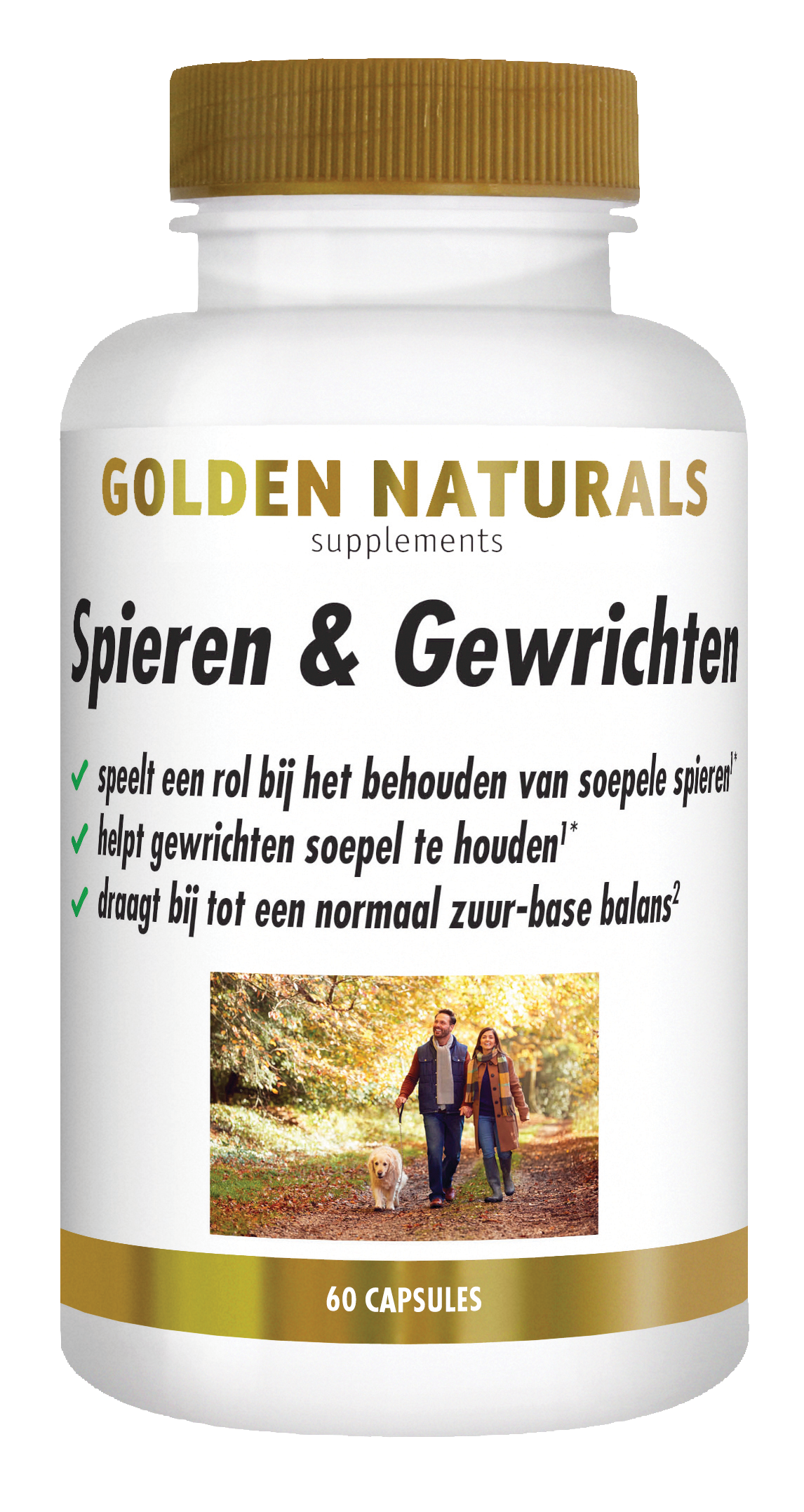 Golden Naturals Spieren en gewrichten 60.00 Capsules