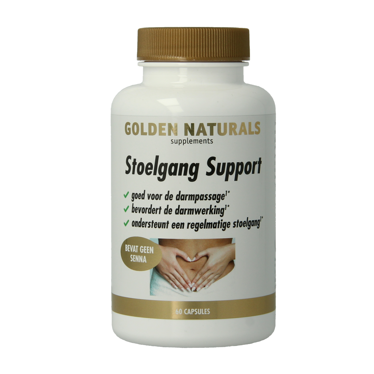 Golden Naturals Stoelgang support 60.00 Capsules