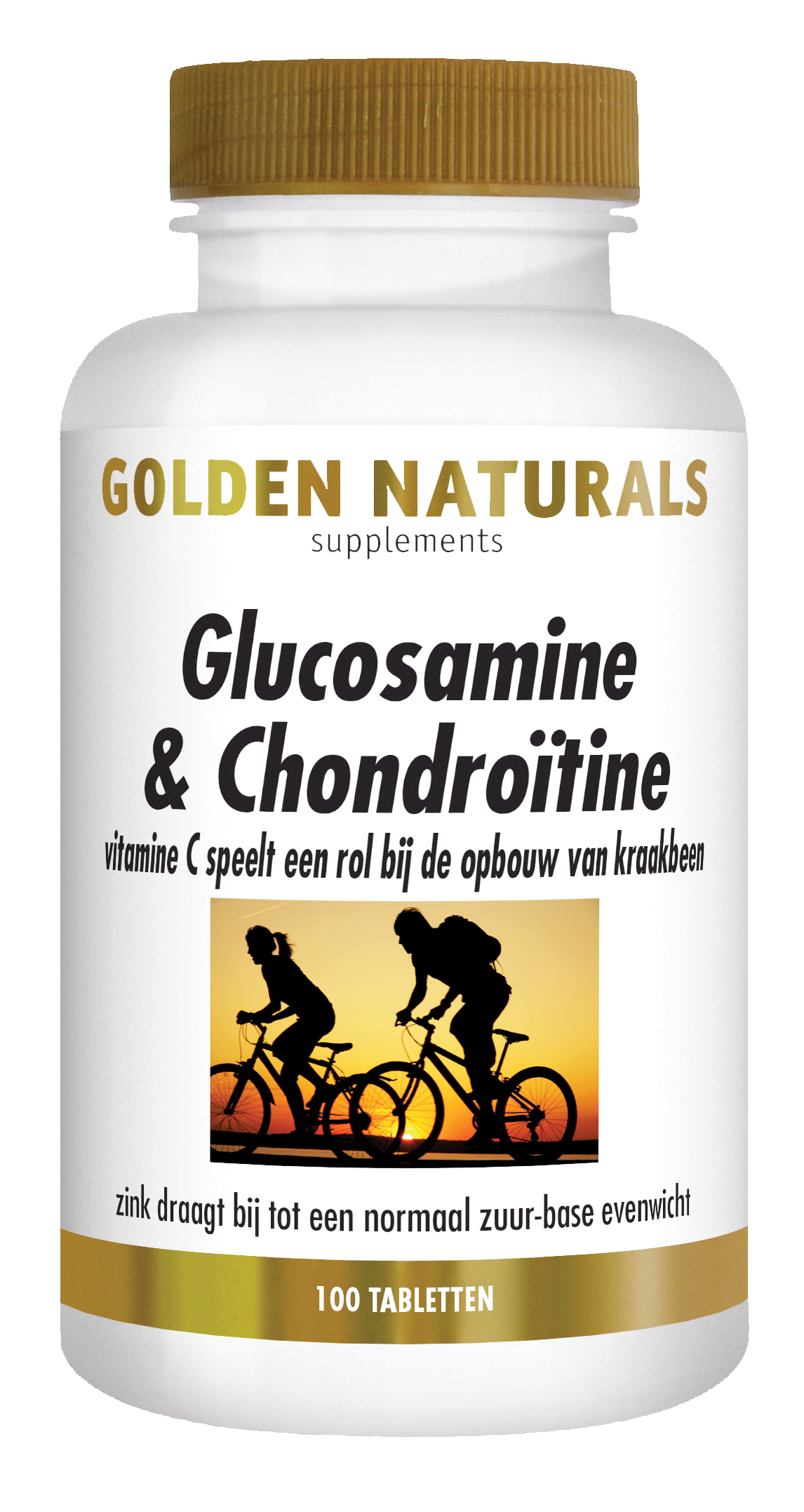 Golden Naturals Glucosamine & chondroitine 100.00 Tabletten