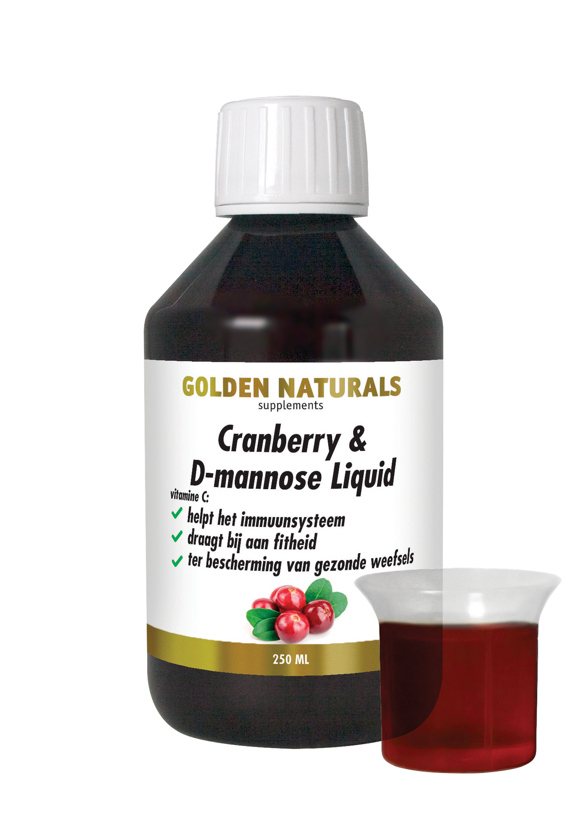 Golden Naturals Cranberry & D-Mannose liquid 250.00 Milliliter