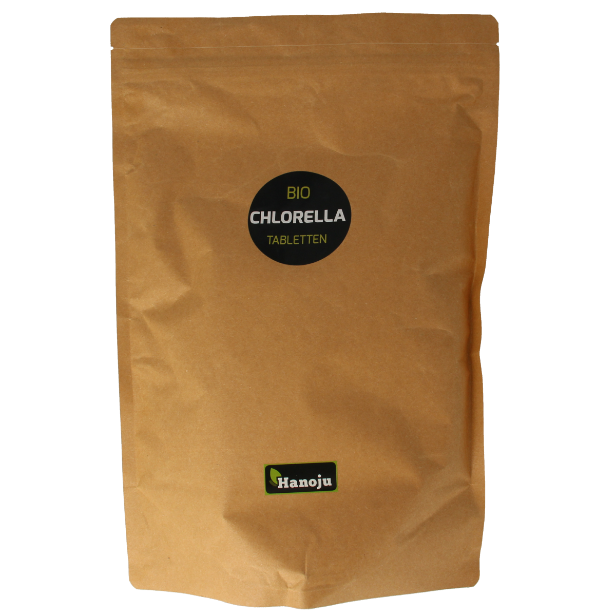 Hanoju Bio chlorella tabletten papier zak 2500.00 Tabletten