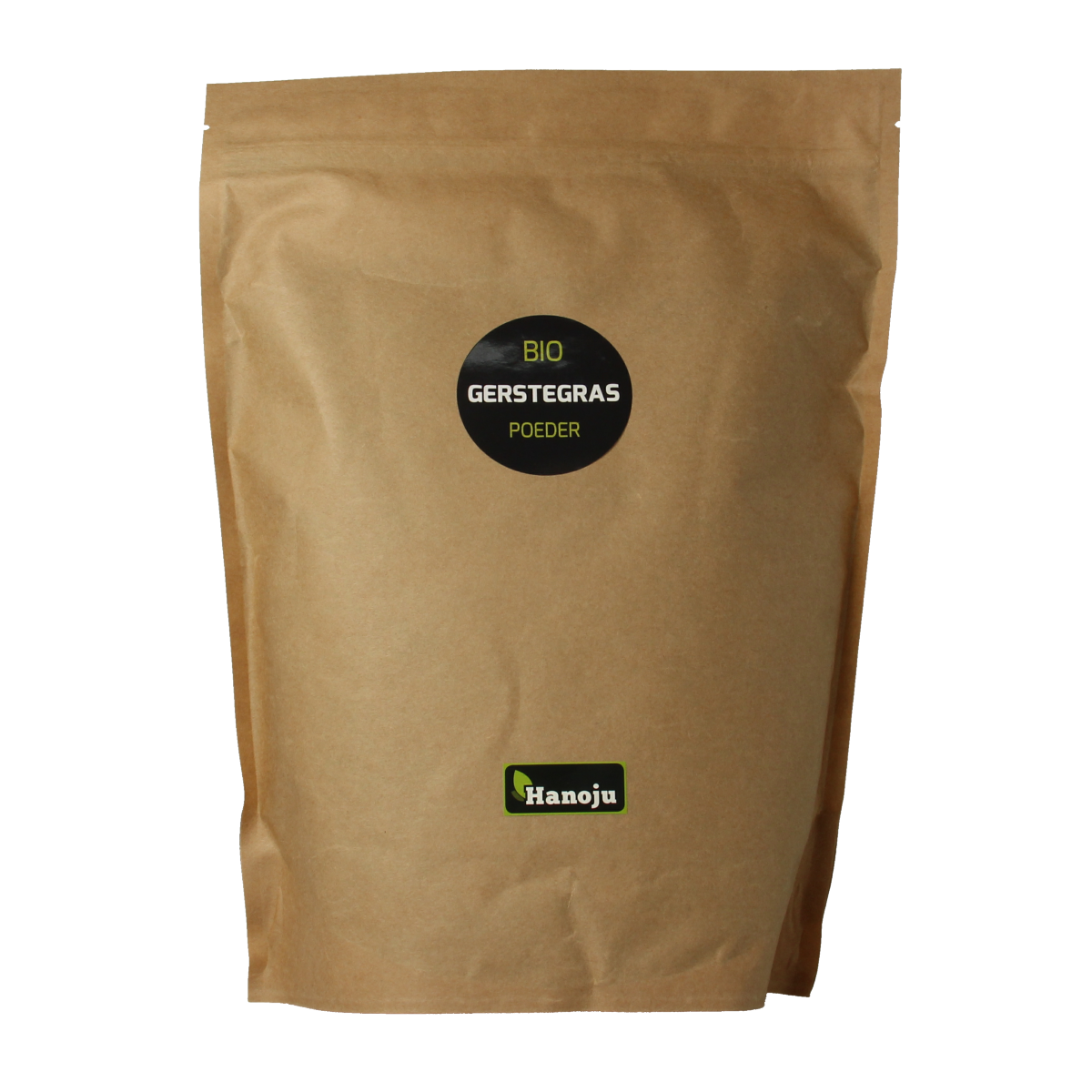 Hanoju Gemalen gerstegras paper bag bio 1.00 Kilogram