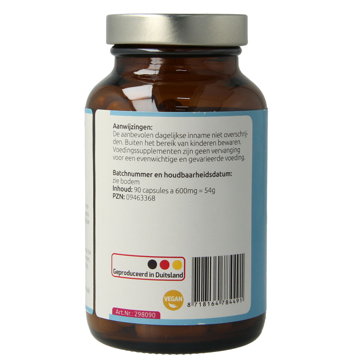 Hanoju Tribulus maca guarana extract 90.00 Vegetarische capsules