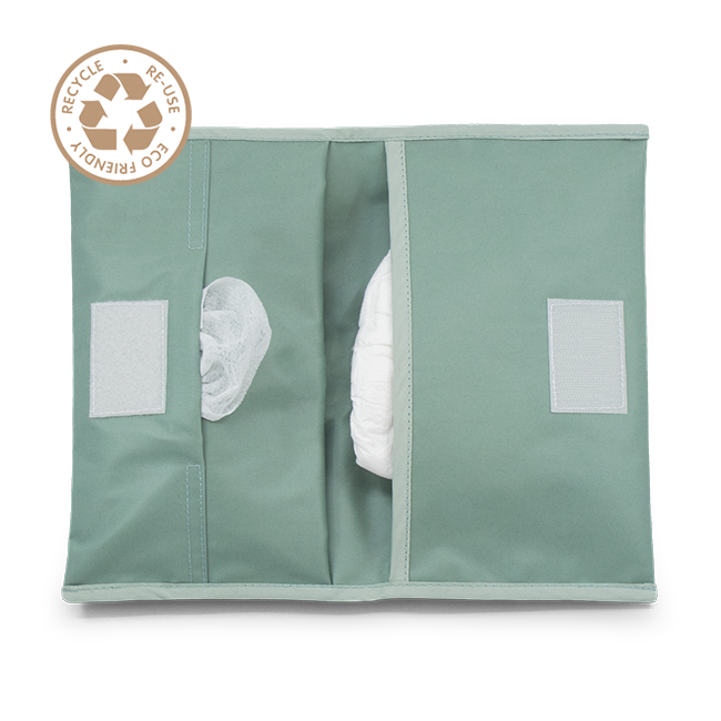 KipKep Napper luier-etui pale green/groen 1.00 Stuks