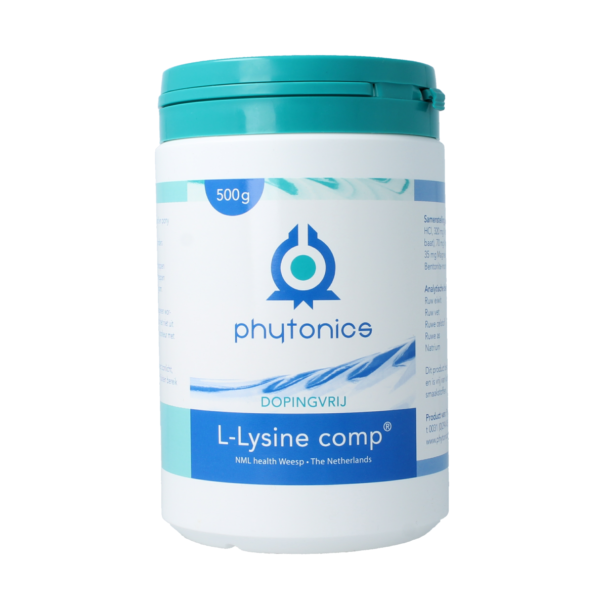 Phytonics L-lysine comp paard en pony 500.00 Gram