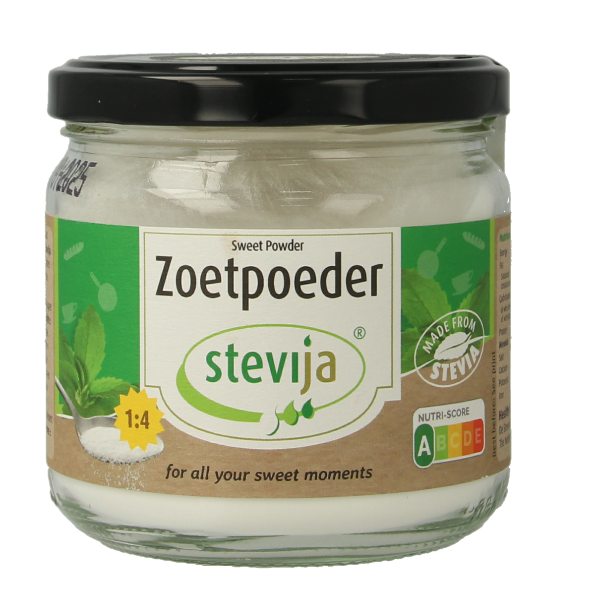 SteviJa Zoetpoeder - pot stevia 180.00 Gram