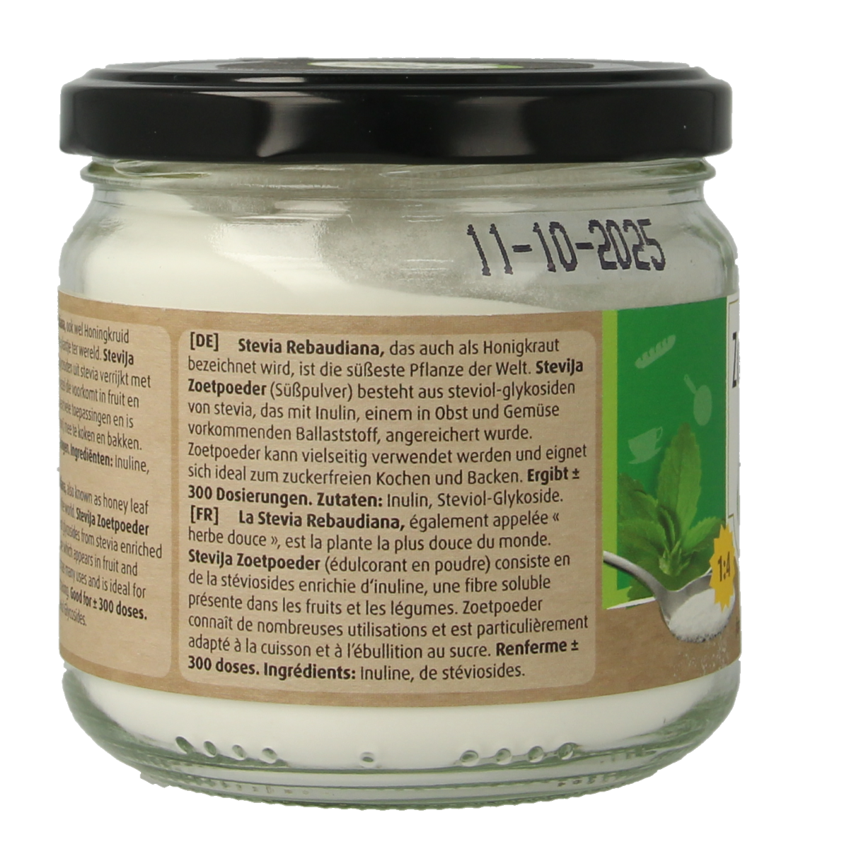 SteviJa Zoetpoeder - pot stevia 180.00 Gram