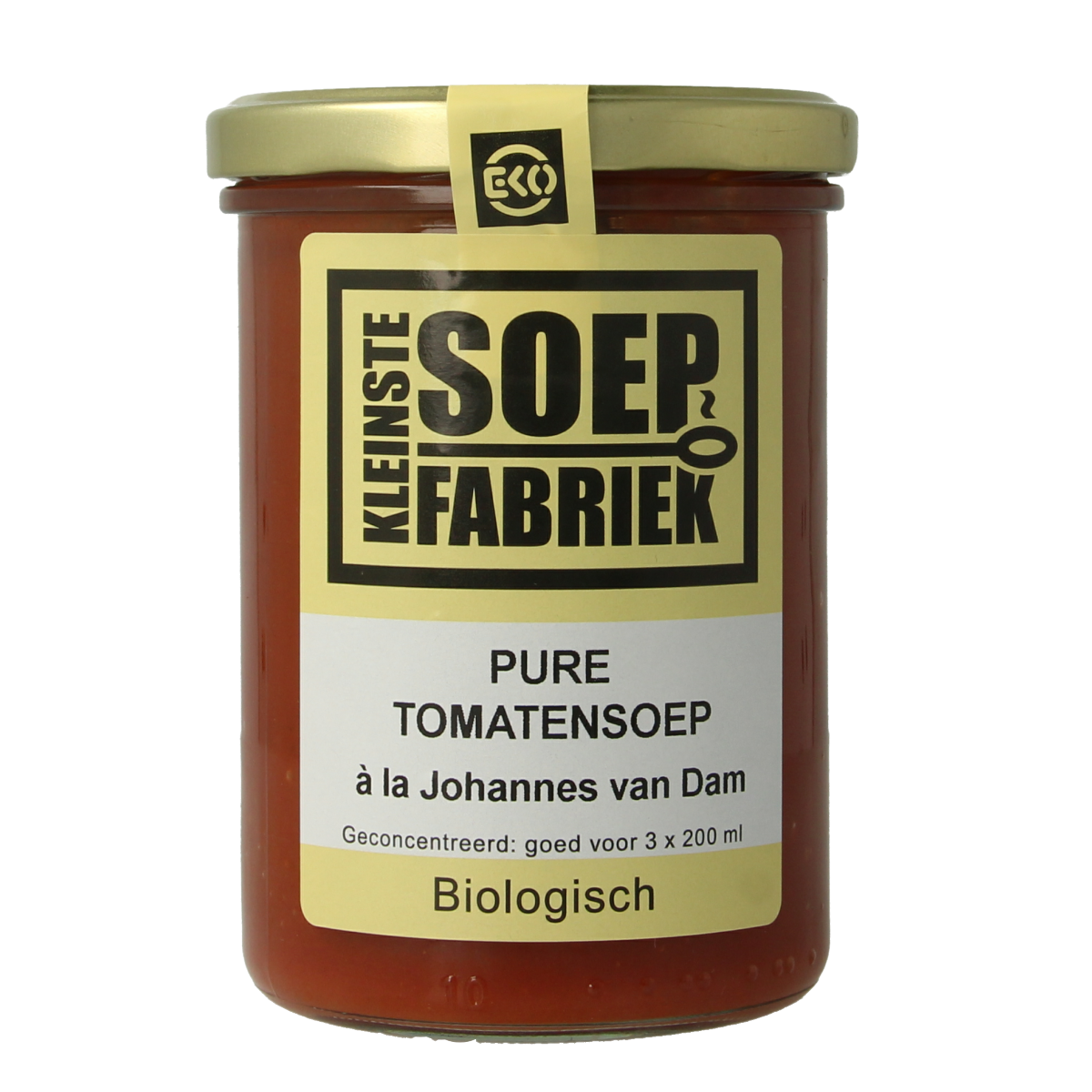 Kleinstesoepfabriek Pure tomatensoep bio 400.00 Milliliter