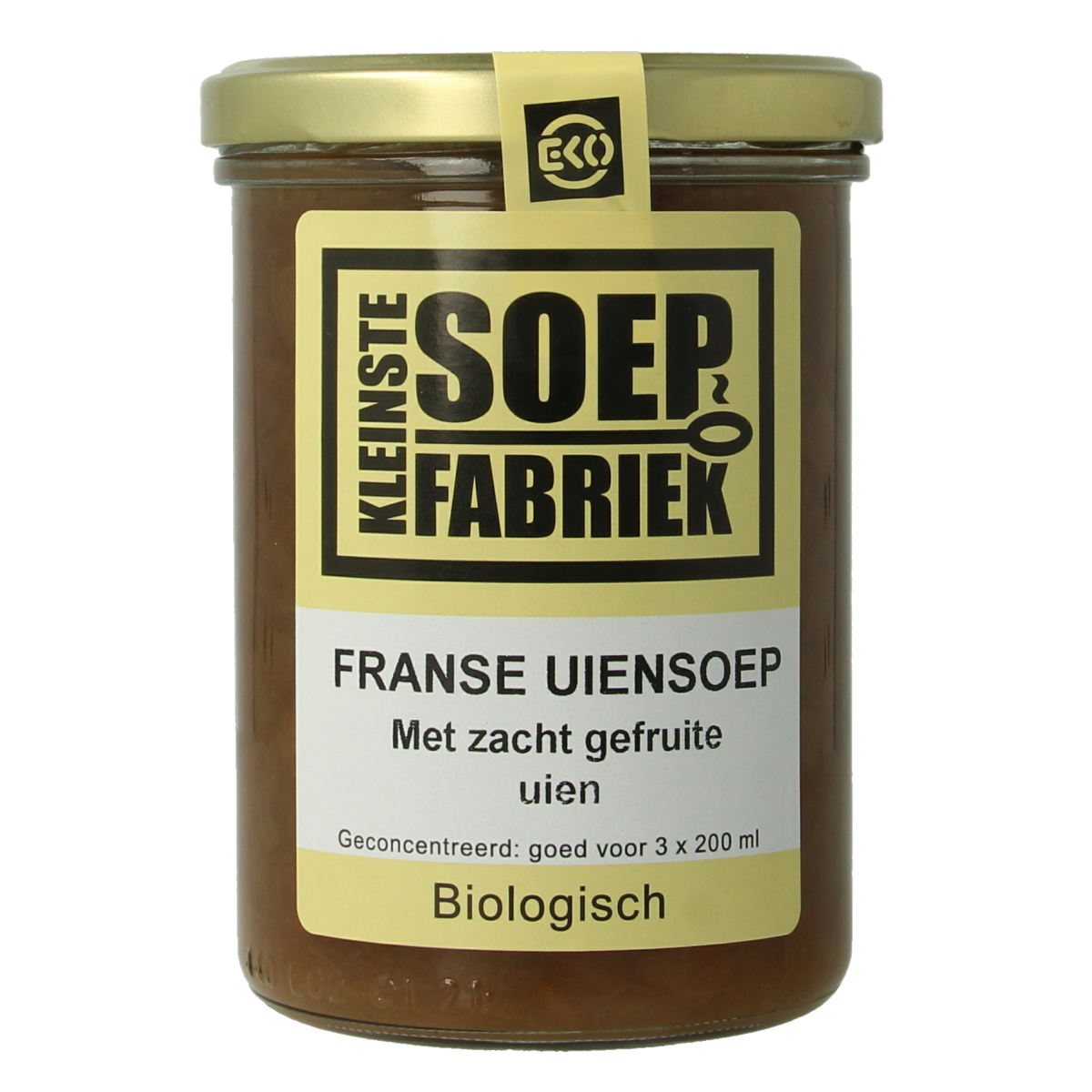 Kleinstesoepfabriek Franse uiensoep vegetarisch bio 400.00 Milliliter