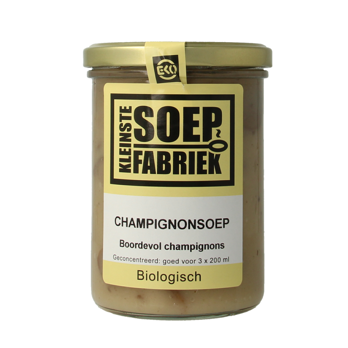 Kleinstesoepfabriek Champignonsoep bio 400.00 Milliliter