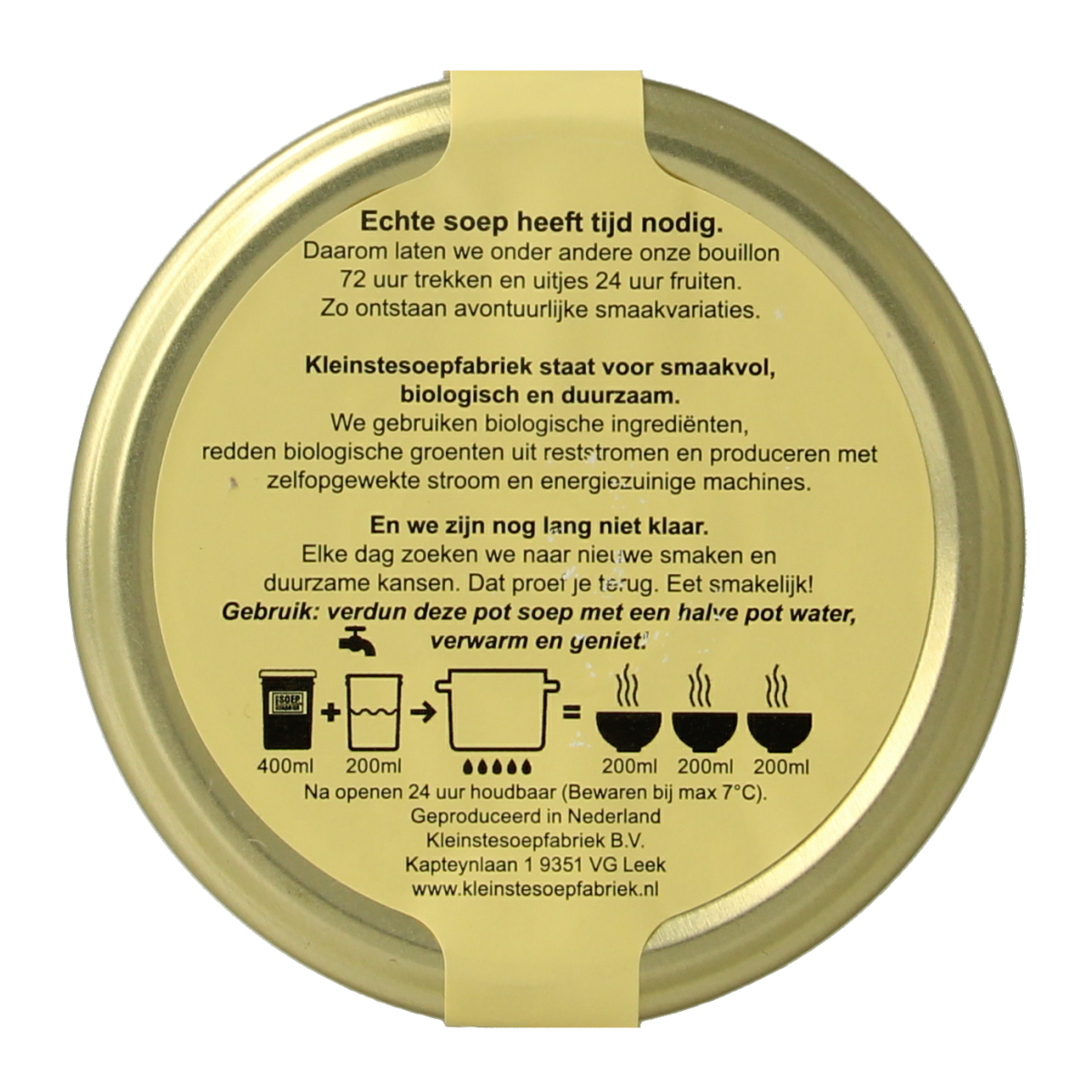 Kleinstesoepfabriek Khao Soi hemelse soep bio 400.00 Milliliter