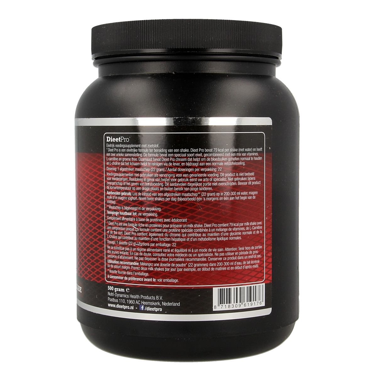 Dieet Pro Chocolade  500.00 Gram