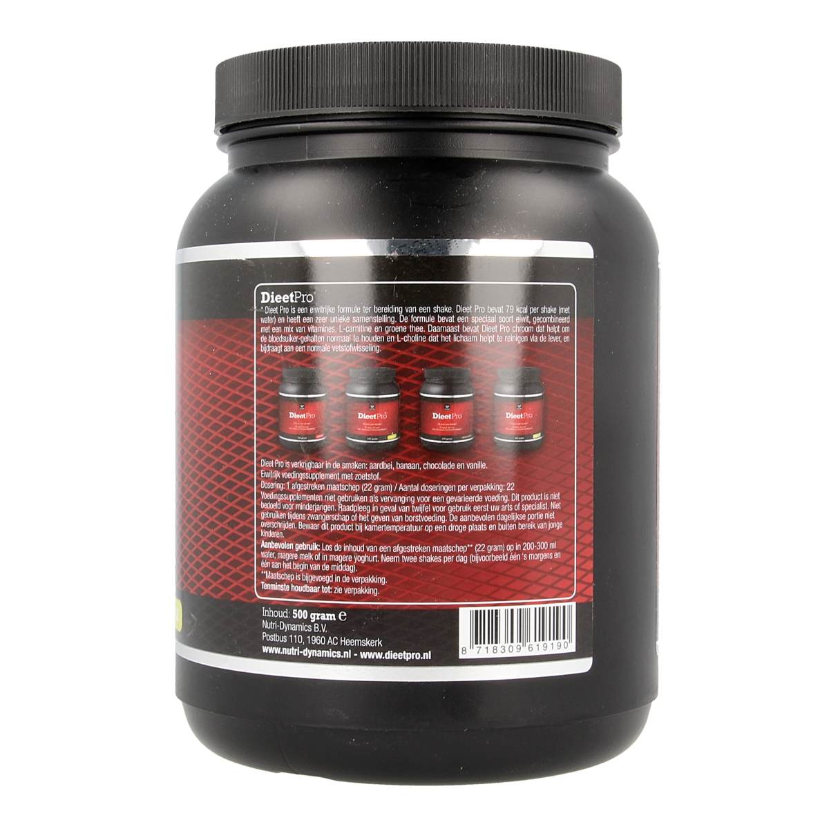 Dieet Pro Vanille 500.00 Gram