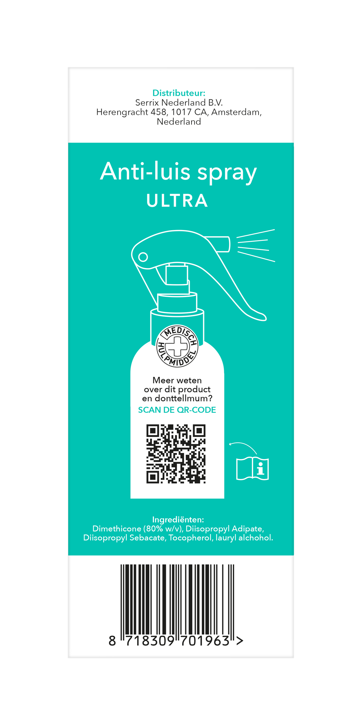 Donttellmum Anti luis spray ultra 120.00 Milliliter