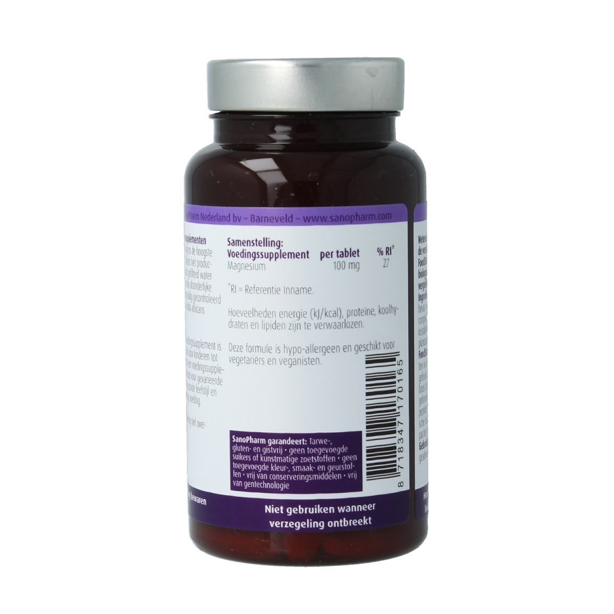 SanoPharm FoodState magnesium 100mg 60.00 Tabletten