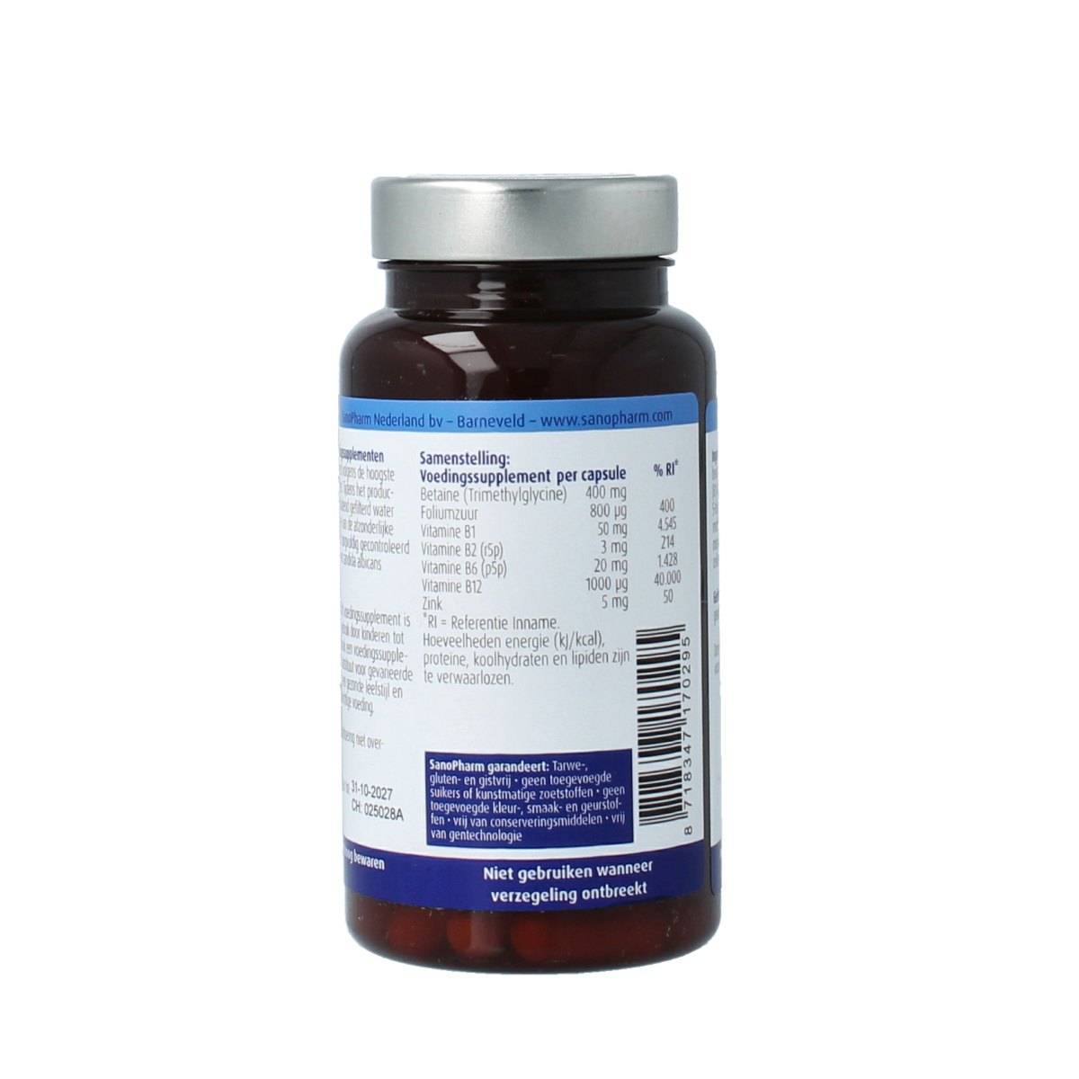 SanoPharm Anti-homocysteine complex foodstate 30.00 Capsules