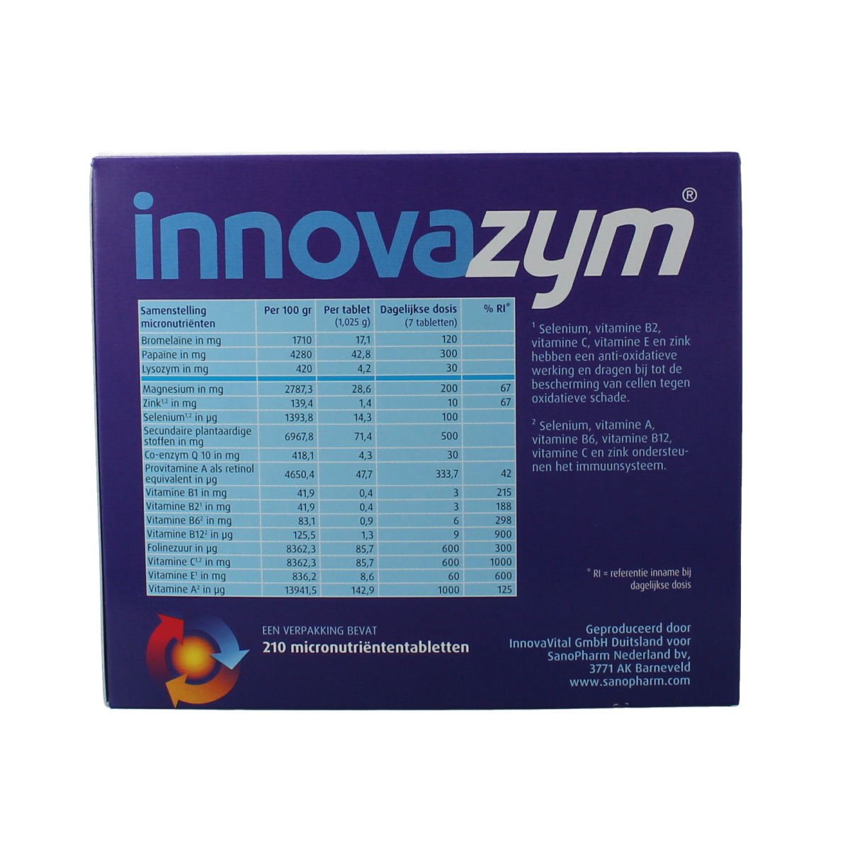 SanoPharm Innovazym 210.00 Tabletten