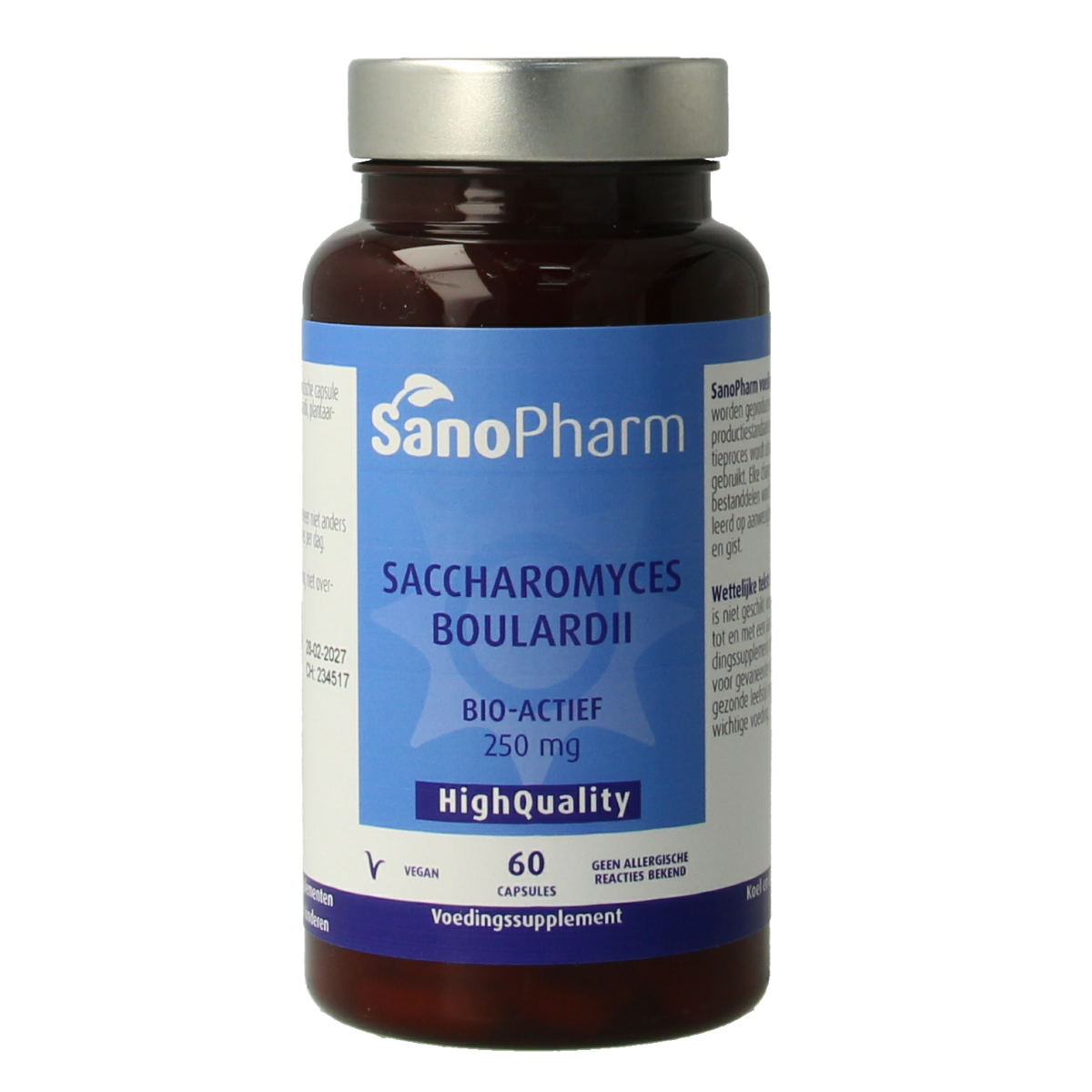 SanoPharm Saccharomyces boulardii 60.00 Capsules