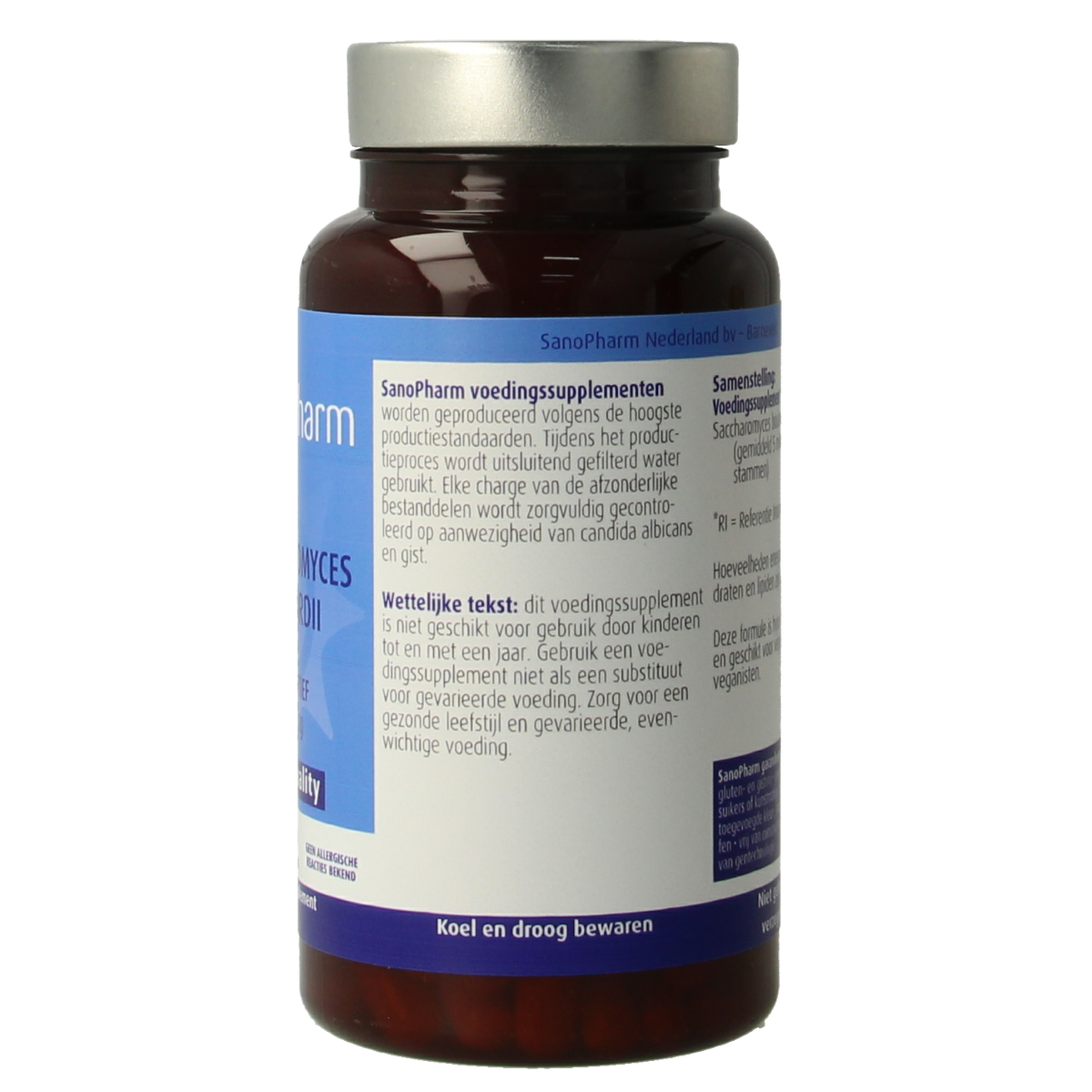 SanoPharm Saccharomyces boulardii 60.00 Capsules