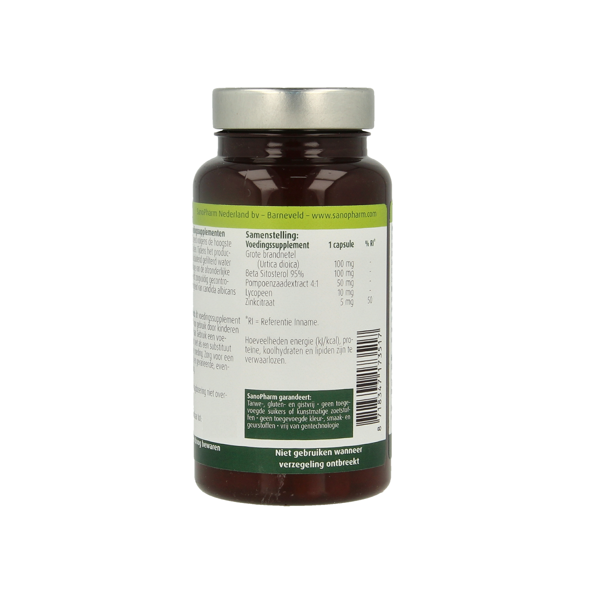 SanoPharm Prostaat support wholefood 60.00 Capsules