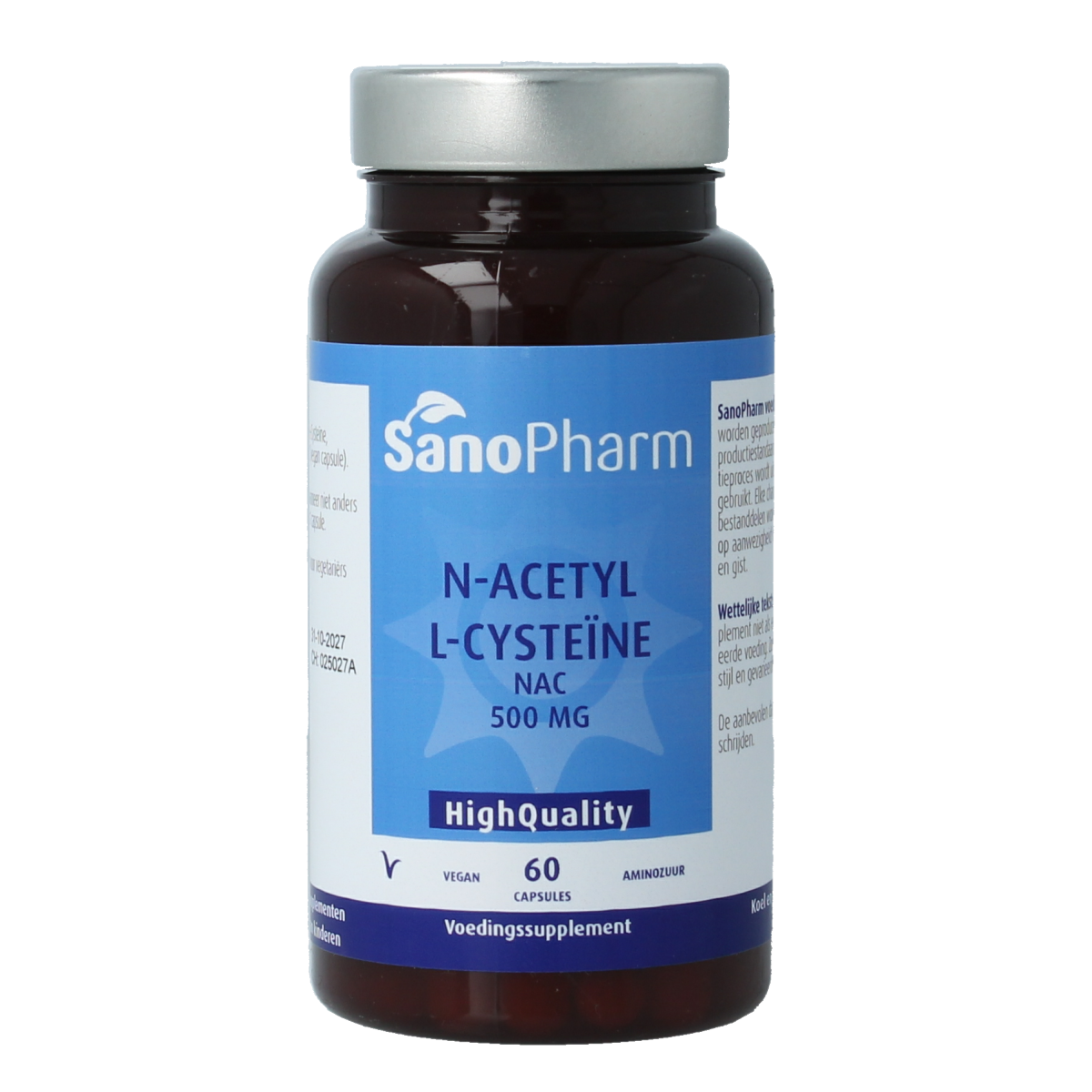 SanoPharm N-Acetyl L-Cysteine NAC high quality 60.00 Capsules
