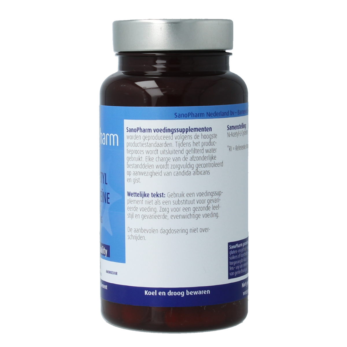 SanoPharm N-Acetyl L-Cysteine NAC high quality 60.00 Capsules