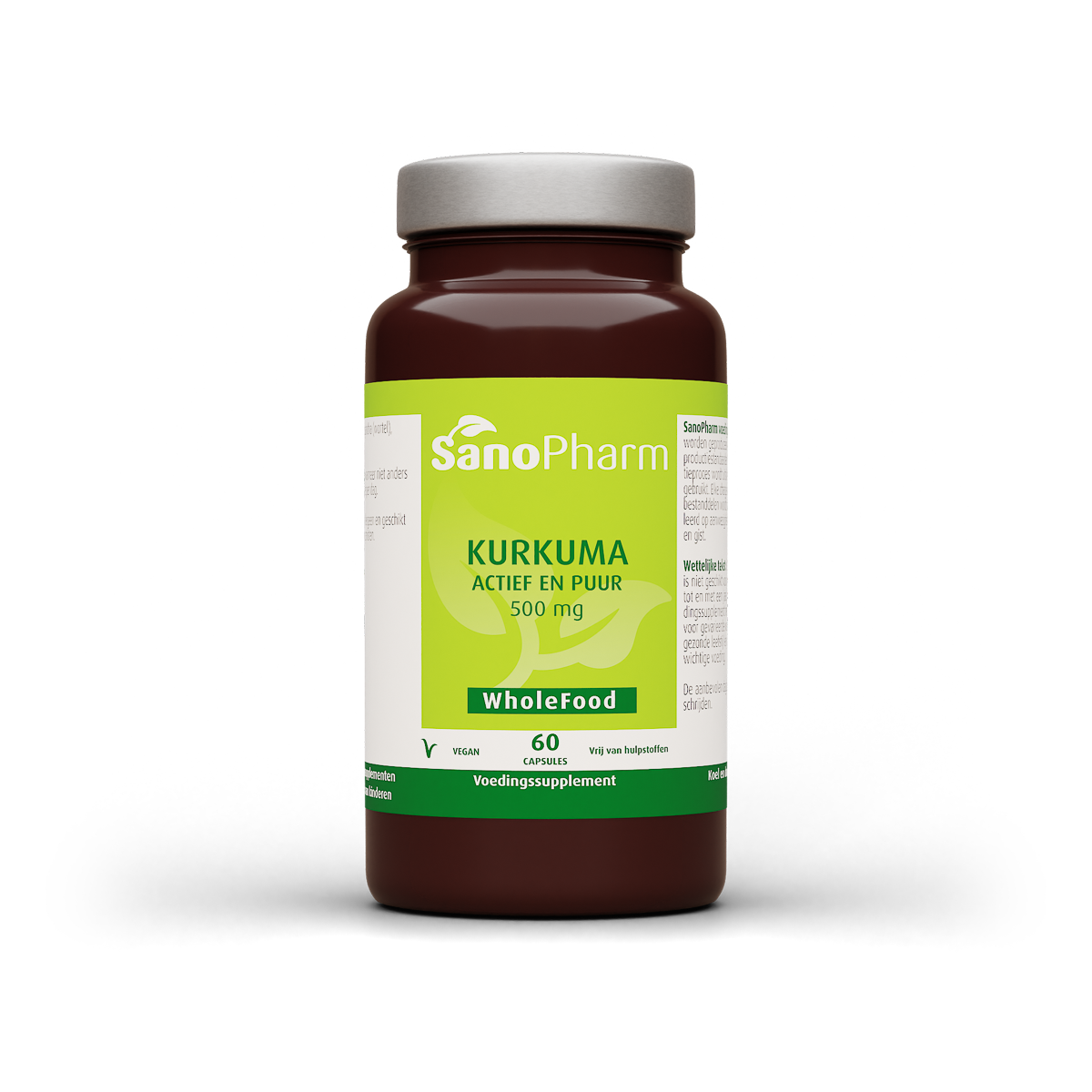 SanoPharm Kurkuma wholefood 60.00 Capsules