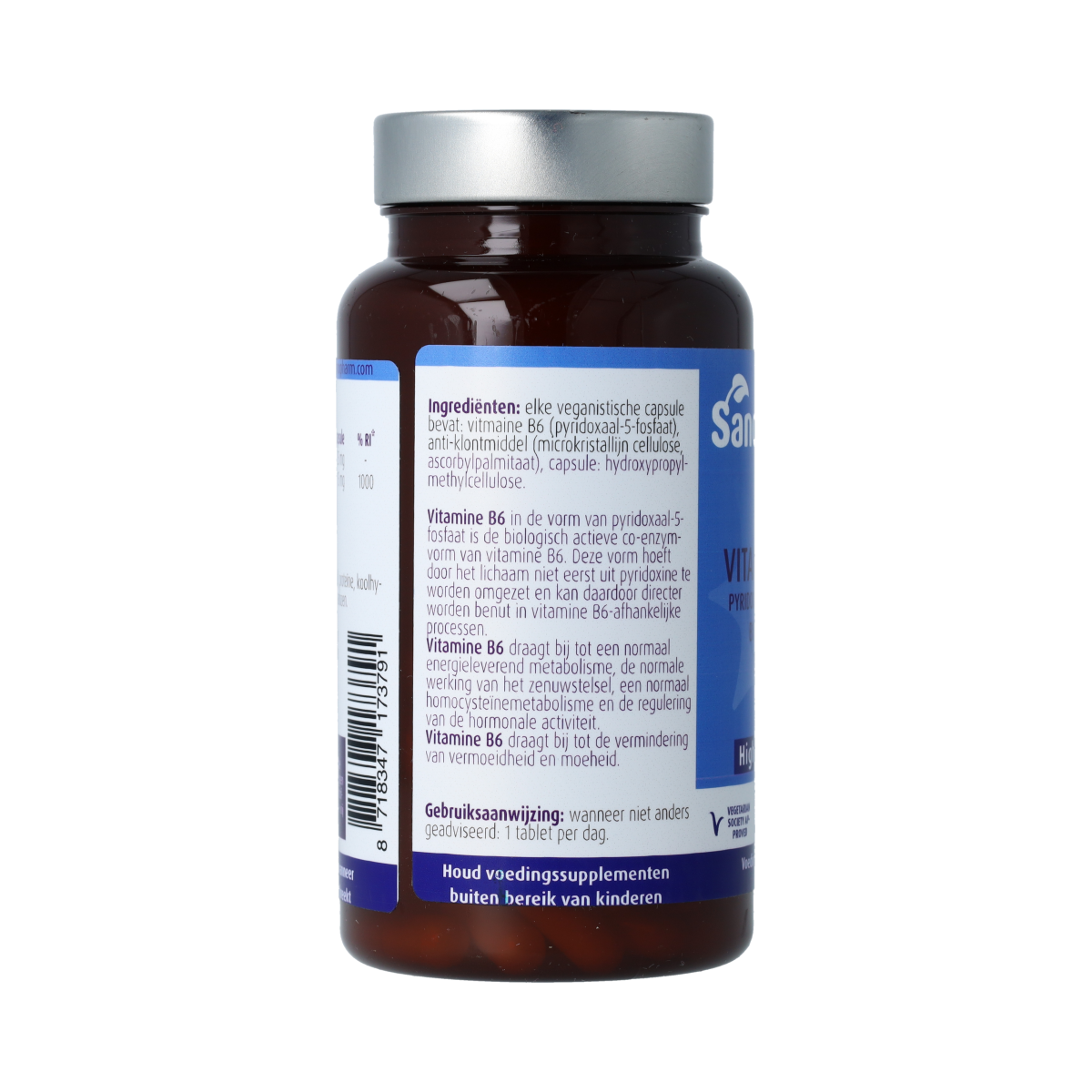 SanoPharm High Quality Vitamine B6 60.00 Capsules