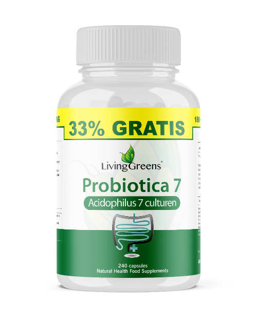 Livinggreens Probiotica 7 voordeel verpakking 240.00 Capsules
