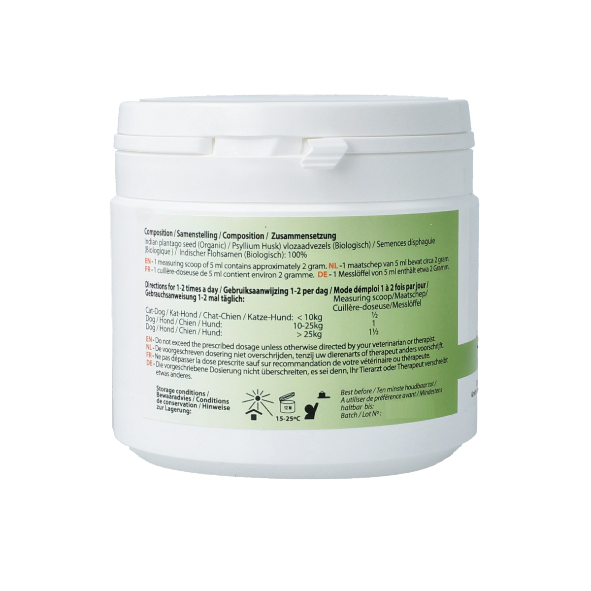 PhytoTreat Psyllium hond/kat/paard 150.00 Gram