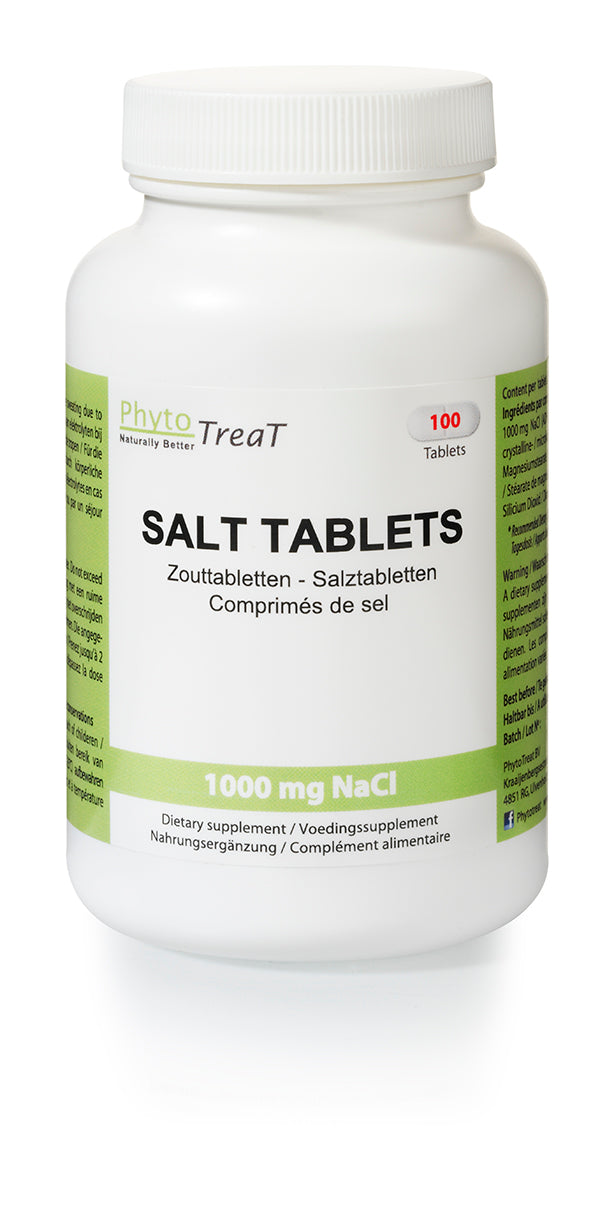 PhytoTreat Zouttabletten 1000mg NACL 100.00 Tabletten