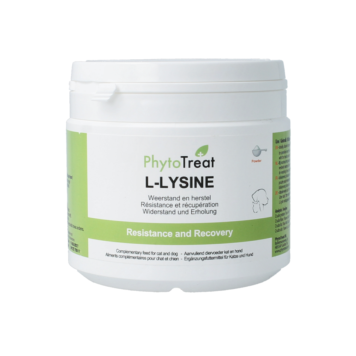 PhytoTreat L-lysine hond/kat 150.00 Gram