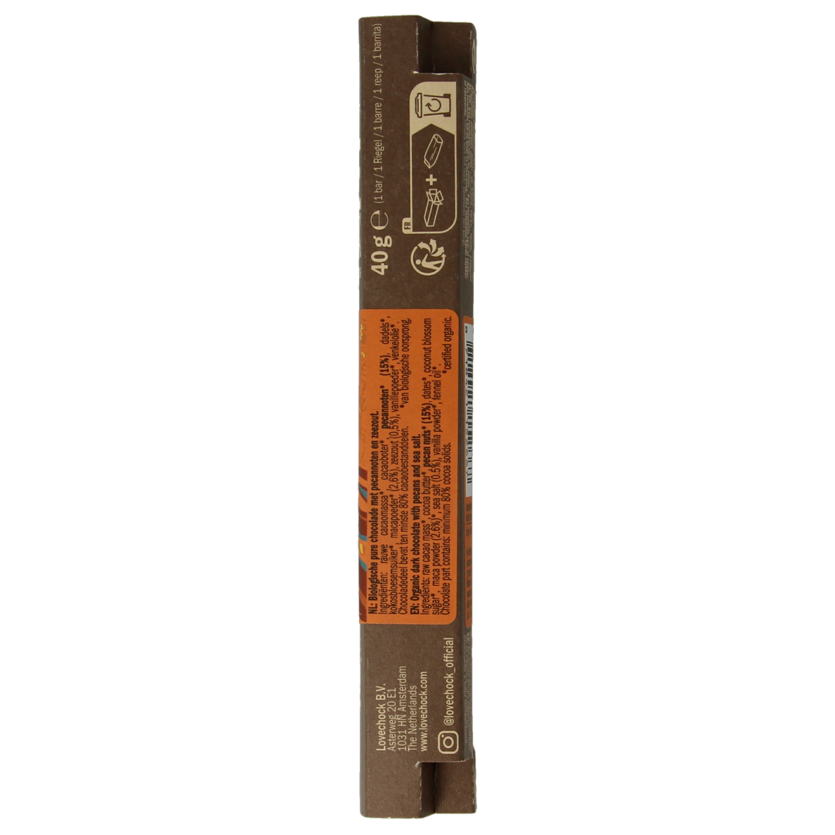 Lovechock Salted pecan bio 40.00 Gram